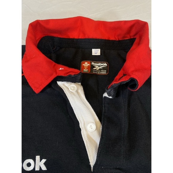 Vintage Wales Rugby Jersey Short Sleeve Reebok Official Team Size‎ 44 Richards - Picture 4 of 10